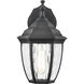 Bram 1 Light 10.79 inch Textured Black Outdoor Wall Sconce